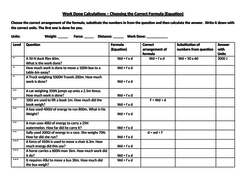 Work Done lesson pack GCSE | Teaching Resources