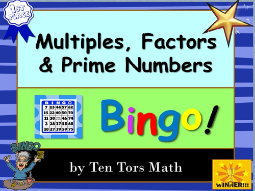 Multiples, Factors and Prime Numbers | Teaching Resources