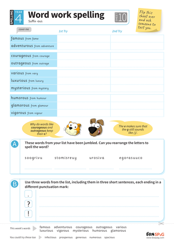 suffix-ous-set-2-spelling-worksheet-year-4-spag-teaching-resources