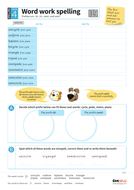 Prefixes uni-, bi-, tri-, semi- and centi- - Spelling Worksheet - Year