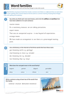 word families worksheet year 6 spag teaching resources