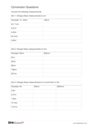 Conversion Questions Worksheet - KS2 Measurement | Teaching Resources