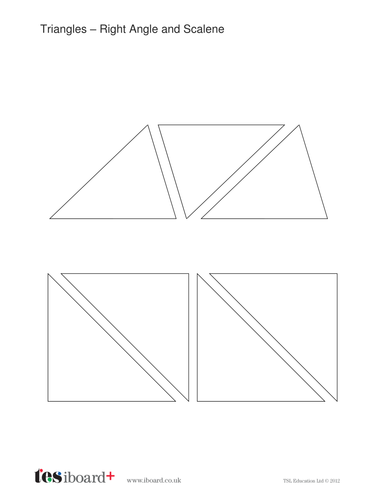 Triangle Outlines - KS1/KS2 Geometry | Teaching Resources