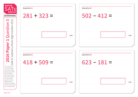 Adding and subtracting with three-digit numbers - KS2 ...