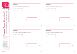 Reasoning problems picture