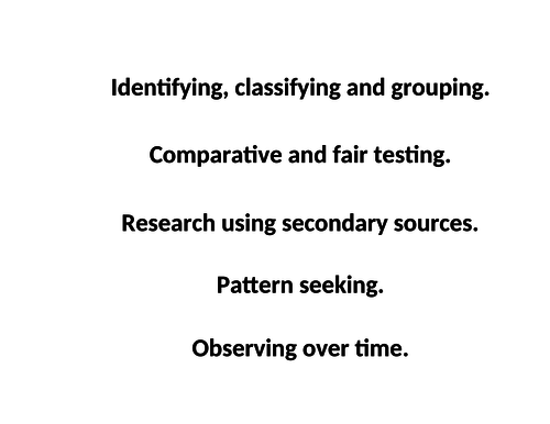 Science Methodology Test Tubes for Display or Flashcards