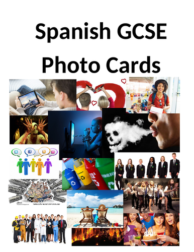 Spanish GCSE - Speaking test: Photo Cards.