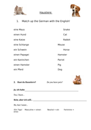Die Familie Teaching Resources
