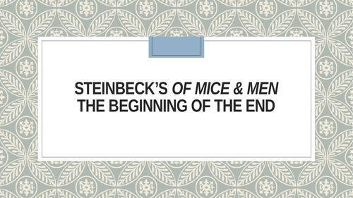 Of Mice and Men, Chapters 5 and 6