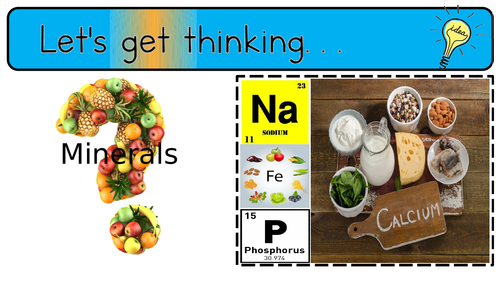 AQA GCSE Food Preparation & Nutrition section 1 lesson 9