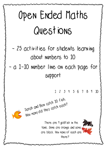 open-ended-maths-questions-to-10-teaching-resources