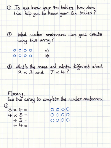 Assorted Year 3 Multiplication Worksheets Teaching Resources