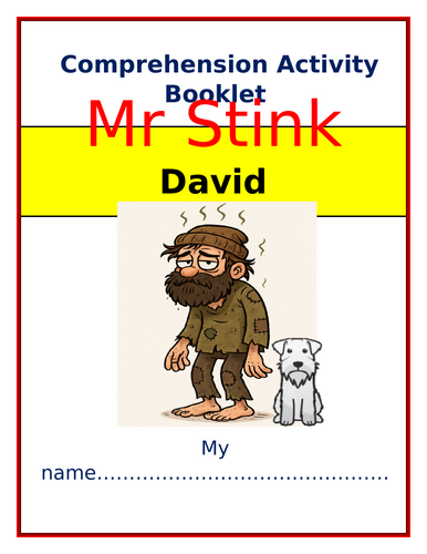 Mr Stink KS2 Comprehension Activities Booklet!
