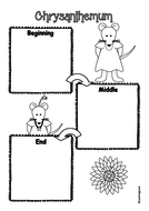 CHRYSANTHEMUM book and name activity pack for back to
