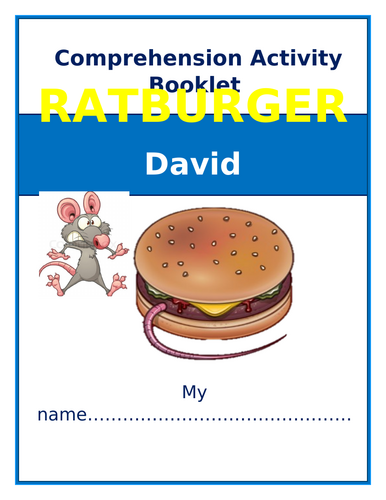 Ratburger KS2 Comprehension Activities Booklet!