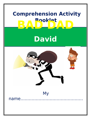 Bad Dad KS2 Comprehension Activities Booklet!