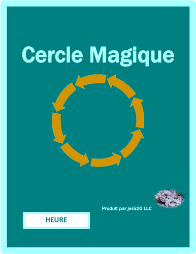 Heure (Time in French) Cercle magique