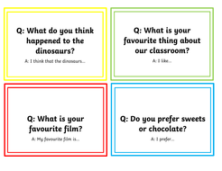 Circle time questions | Teaching Resources