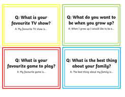 Circle time questions | Teaching Resources