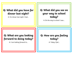 Circle time questions | Teaching Resources