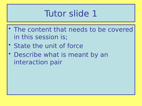 Lesson 1 Introduction to Forces. AQA Activate (New book) KS3 science unit 1 Forces