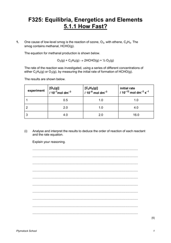 ocr-a-level-chemistry-how-fast-rates-and-orders-exam-questions