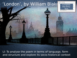 London (Poem) | Teaching Resources