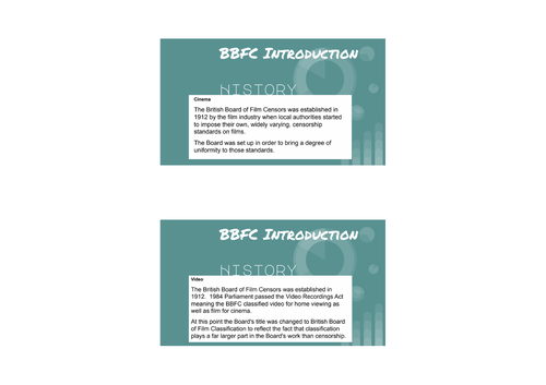 Censorship And Classification Bbfc Film Teaching Resources