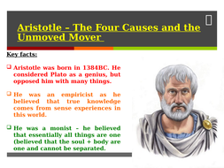 Aristotle - The Four Causes and the Unmoved Mover | Teaching Resources