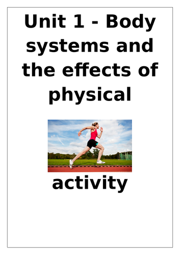 L3 Cambridge Technical Sport Unit 1 workbook Body systems and the effects of physical activity