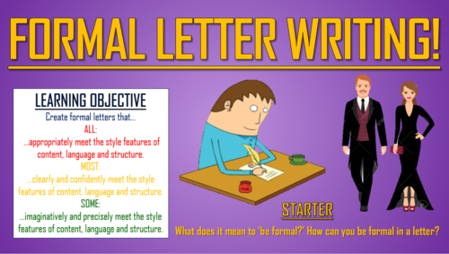 Formal Letter Writing!