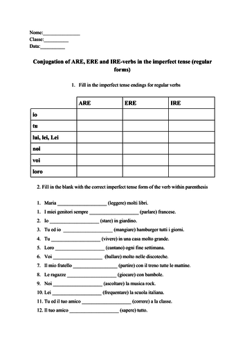 italian-are-ere-ire-verbs-conjugation-imperfect-tense-no-prep