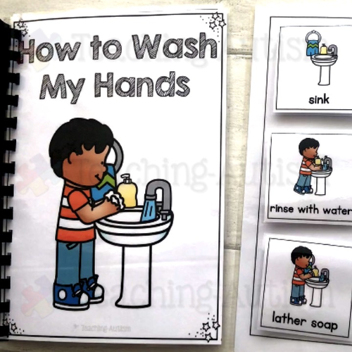 Washing Hands, Sequencing Adapted Book | Teaching Resources
