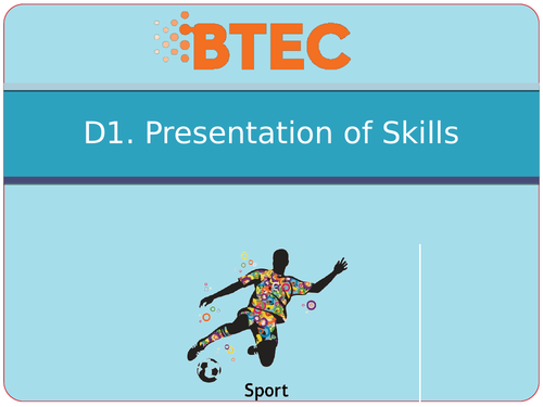 BTEC Sport Level 3 Unit 23 D - Skill Acquisition Powerpoints