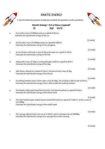 physics worksheets with answer key