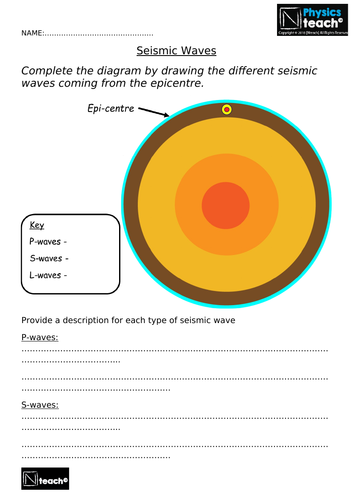 seismic waves assignment