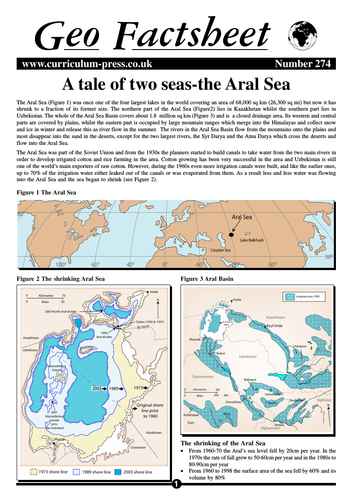 aral sea case study geography a level