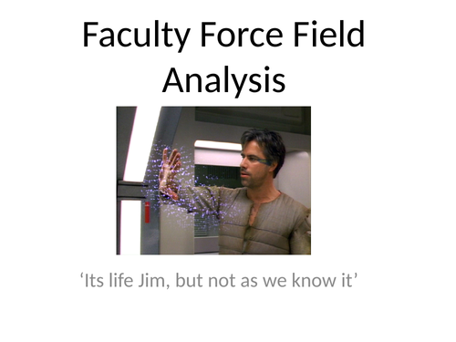 Development Plan - Force Field Analysis