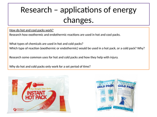 KS4 Applications of energy changes