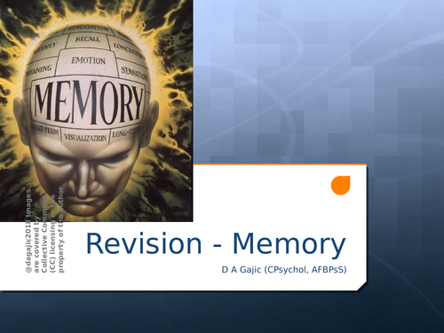 AQA A Level Paper 1 – Memory - Revision Power Point | Teaching Resources