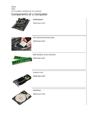 ks3 computing components and peripherals teaching resources