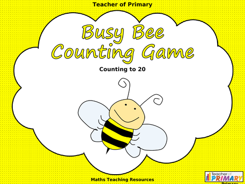 Busy Bee Counting Game | Teaching Resources