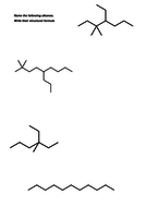 Naming alkanes | Teaching Resources