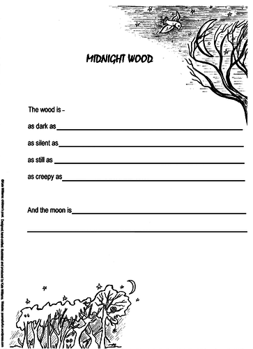 Midnight Wood - Poetry Frame: Ys 3-5