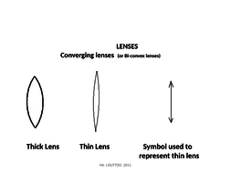 Powerpoint lesson on lenses (convex and concave) for grade 11 classes O