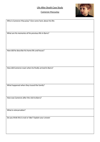 KS3 - Life After Death | Teaching Resources