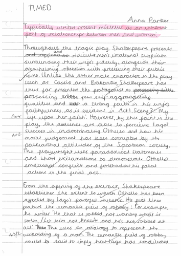 a level english literature essay writing