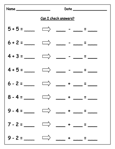 using-inverse-operations-addition-and-subtraction-to-check-answers