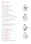 Ukulele Music Tabs And Chords For Beginners Katy Perry Alesso