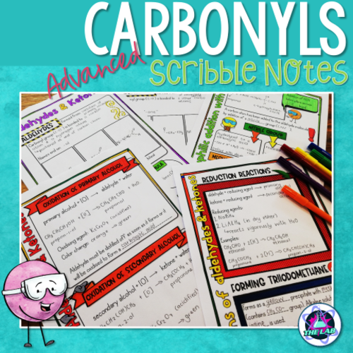 AS/A level Organic Chemistry Scribble Notes Bundle | Teaching Resources